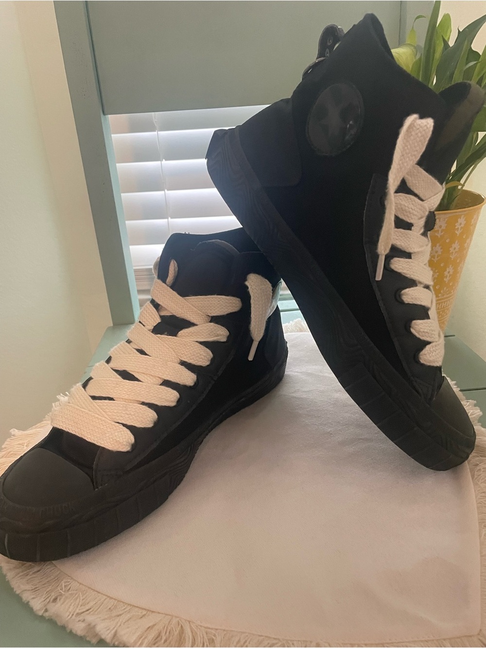 Converse Chuck Taylor ALT Star High Top Black White Sneakers Mens 10 Womens 12